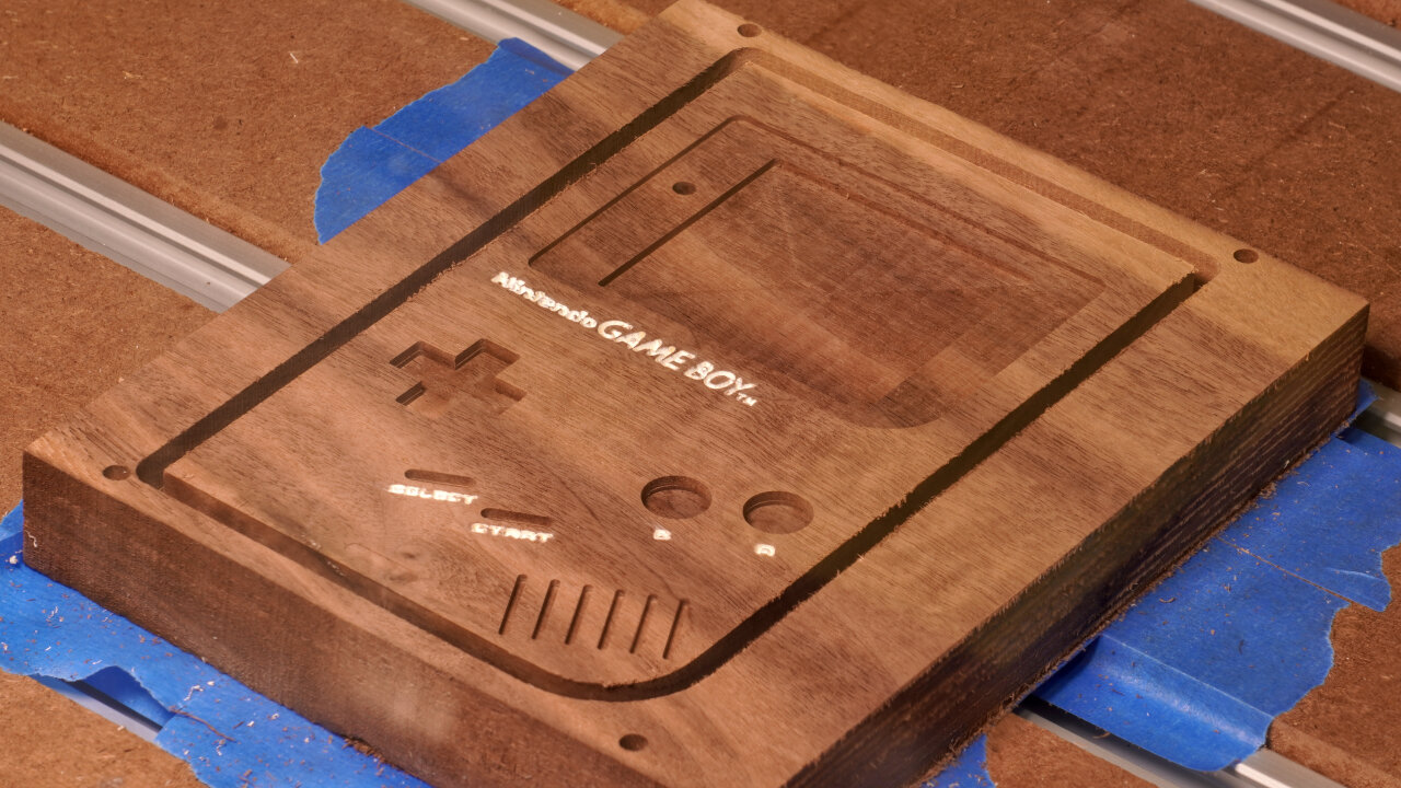 Photo of the workpiece showing the state after toolpath C06.